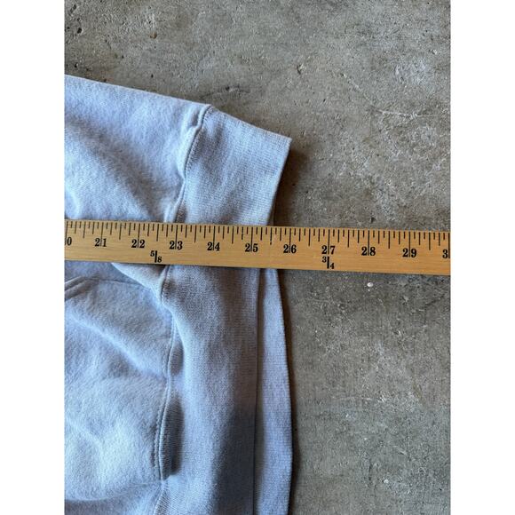 Vintage 90s Illinois Medicine Gray Hoodie Sweatshirt Size Large Made In USA - Picture 7 of 7